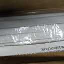 LazBlinds No Drill TDBU Roman Shades, Blackout - White, 30" W x 48" H
