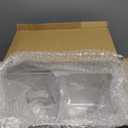 Tioncy 6 Pieces 6 x 6 Acrylic Square Vases for Centerpieces Clear Plastic Vase Cube Flower Vase Bulk for Wedding Centerpieces Home Office Floral Plant Succulent Pots Planters