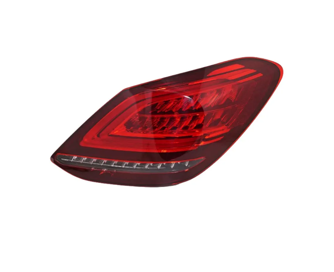 For Mercedes-Benz C300/C43 AMG 2019 2020 2021 Tail Light Assembly Passenger Side | Clear and Red Lens | LED | Replacement for MB2801160 | 2059065003