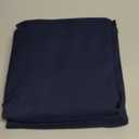 SKY BEDDINGS - Twin Size Ruffled Bed Skirt with Split Corners - 12 Inch Drop Dust Ruffle Bed Skirt with Platform Three Sided Coverage - 100% Microfiber, Navy Blue