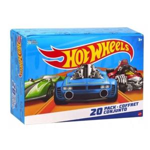 Hot Wheels Toy Cars & Trucks 20 Pack, Set of 20 1:64 Scale Vehicles for Play or Display, Instant Collection (Styles May Vary) 