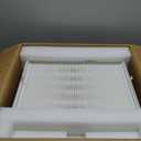 HEPA H12 Filtration Laminar Flow Hood with HEPA Filter,FFU, Fan Filter Flow Hood Unit (Filter Included), Laminar Air Flow Hood for Laboratories/Clean Rooms/Mushroom Room 110v 17.2" x 14.8" x 14.8"