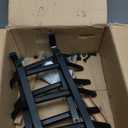 AMAGABELI GARDEN & HOME Fireplace Grate Log Holder 24 Inch Firewood Burning Rack Heavy Duty Wrought Iron Solid Steel for Chimney Hearth Fire Pit Outdoor Kindling Tools Wood Stove Accessories