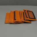 QB Playbook Wristband - Football Quarterback Play Wristbands for Adult and Youth - Wrist Coach for All Sports with 3 Compartments (Adult, 12-Pack, Orange)