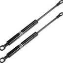 X AUTOHAUX 2 Pcs 10inch 80Ibs/355N Black Lift Supports Struts Shocks Gas Spring Universal for RV Car Truck Boat