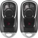 X AUTOHAUX 2pcs 315MHz Keyless Entry Remote Car Key Fob for Buick Encore 2017 2018 2019 2020 4 Buttons HYQ4AA 13506665