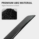 ABS Rear Spoiler Wings Compatible with Au-di A6 S6 C8 Sedan 2019 2020 2021 2022 2023 2024, [Glossy Black Style] Rear Trunk Spoiler Lip Tail Wing Rear Trunk Lid