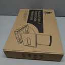 Pull Out Trash Can Under Cabinet Shelf - Under Sink Trash Can Pull Out Slider for 3040 Quart Cans Up to 125 lb - Cabinet Trash Can Pull Out Kit w/Garbage Bag Holder - (Can Not Included)