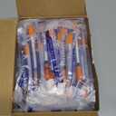 1ml U-100 Syringe with Needle, 31G 1cc 5/16-Inch (8mm), Lab Measuring Supplies,Individually Wrapped,Pack of 100