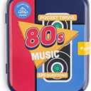 Music Trivial Pursuit Game - 80's Fun & Challenging Card Game Set 60 Cards with 120 Questions - Easy to Play Pocket Trivia Games for Adults Teenagers