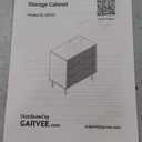 GarveeHome White Fluted 3 Drawers Dresser, Wide Wood Chest of Drawers, Modern Storage Dresser Chest of Drawers Organizer with Metal Legs and Anti-Tipping Device for Bedroom Living Room (15.7"D x 27.6"W x 29.9"H (3 Drawers))