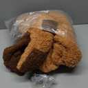 ZITEZHGO Cute Wearable Blanket Hoodie for Adult Women Men Kawaii Animal Fun Blanket Carpet Warm Cozy Hoodie Blanket Pajamas (Red Panda,XL)