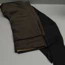 Womens Fleece-Lined Tights - Ultra-Warm Fake Sheer Look Pantyhose Thick Leggings for Winter (Large Petite, Black - 1 Pair)