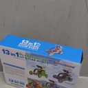 Bottleboom STEM 13-in-1 Education Solar Power Robots Toys for Boys Age 8-12, Educational Toy Science Kits for Kids Experiment Robotics Set Birthday Gifts for 8 9 10 11 12 Years Old (Blue Gray)