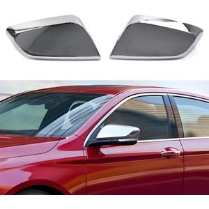Chrome Side Mirror Covers Compatible With 2014-2020 Chevy Impala Replacement Overlays Trims Shells Chrome 2PCS