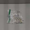 RZDEAL 4pcs Solid Brass Gold Cabinet Pulls, 6-1/4-Inch Hole Centers for Kitchen Cupboard Handles Modern Drawer Dresser Pulls Bathroom Brushed Brass Cabinet Pulls Wardrobe Door Handles