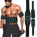 ABS Stimulator Muscle Toner, AB Machine for Abdomen/Arm/Leg, Muscle Stimulator for Muscle Growth, Ab Toning Belt Muscle Stimulator for Men and Women 3 Pack