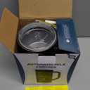 Secura  , Electric Milk Steamer Stainless Steel, 8.4oz/250ml Automatic Hot and Cold Foam Maker and Milk Warmer for Latte, Macchiato (Black)