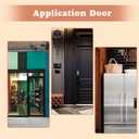 Wooden C-Shaped Wind Chime for Doors, Magnetic Shopkeepers Bell with Adhesive & Magnetic Mount - Wood Doorbell for Refrigerator/Room/Porch/Garden/Backyard/Home Gift