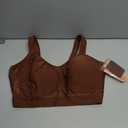 SHAPERMINT Wireless Bras for Women No Underwire Small to Plus Size Bralettes with Support and Natural Lift (Brown, XXXL)