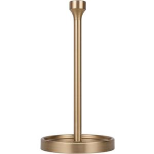Ivilon Countertop Paper Towel Holder - Modern Bell End Minimalist Design - Color Warm Gold