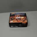 Cowboy Camp Lighting Building-Bricks Set - The Old West Shelter with Covered Wagon and Horse 542 Pcs Collection Display Set for Adults and West Lovers