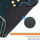 2 x Beautiful Flowers Plants Mouse Pads for Desk,Premium Textured Cute Mouse Pad for Women with Non-Slip Rubber Base, Small Square Pink Gold Design Mouse Mat Desktop Protection Mat for Computers Laptop