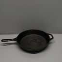 IMUSA 11in Carbon Steel Nonstick Round Comal with Metal Handles, Black