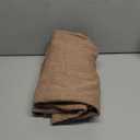 YoungsTex Mocha Brown Linen Curtains 63 Inch Length for Living Room Window, Light Filtering Drapes with Grommet Semi Sheer Rustic for Office Bedroom, 2 Panels, 42 X 63 Inch