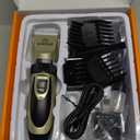 oneisall Dog Clipper Low Noise, Dog Grooming Kit with Rechargeable, Pet Shaver Cordless Electric Quiet Hair Clipper Set for Dogs Cats PetsGold