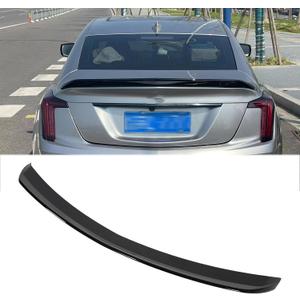 Add-on Rear Spoiler for Cadillac CT5 CT5-V 2020-2025 Rear Lip Wing Trunk V Blackwings Style ABS Plastic