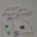Will You Marry Me Neon Sign, Marry Me Light Up Letters for Wedding Proposal Decorations, Warm White, 16.5 x 8.3 inch