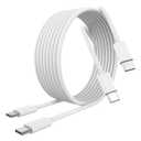 [MFi Certified] iPhone 17 16 15 Charger Cord 6FT, 2 Pack 60W USB C to USB C Charging Cable Cord Long for iPhone 17/17 Pro/17 Pro Max/Air/16/16 Pro/16 Pro Max/15/15 Pro Max, iPad Pro/Air/Mini, White