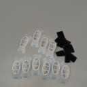 20 Pack Replacement Cat Water Fountain Filters for 108oz/3.2L Stainless Steel Pet Water Fountain 309A/309B/309C, 10 Filters and 10 Pre-Filter Sponges