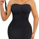Strapless Shapewear Slip for Women Tummy Control Slimming Seamless Full Body Shaper Under Dresses