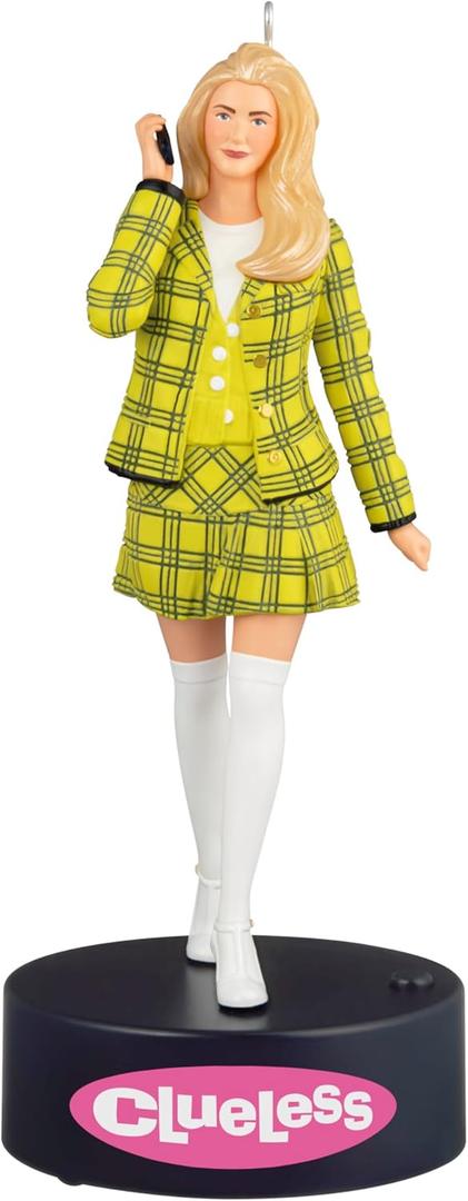 Hallmark Keepsake Christmas Ornament, Clueless Cher Horowitz with Sound, Movie Gifts