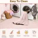 8'x10'Washable Area Rug for Living Room Bedroom Lightpink