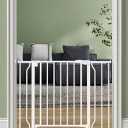 Baby Gate Auto Close, 29"-40" Dog Gate Indoor for Stairs & Doorways
Pressure Mounted Adjustable Pet Gate Indoor, Easy Walk Through No Drilling Child Gate for Baby & Pet Stroller Friendly, White