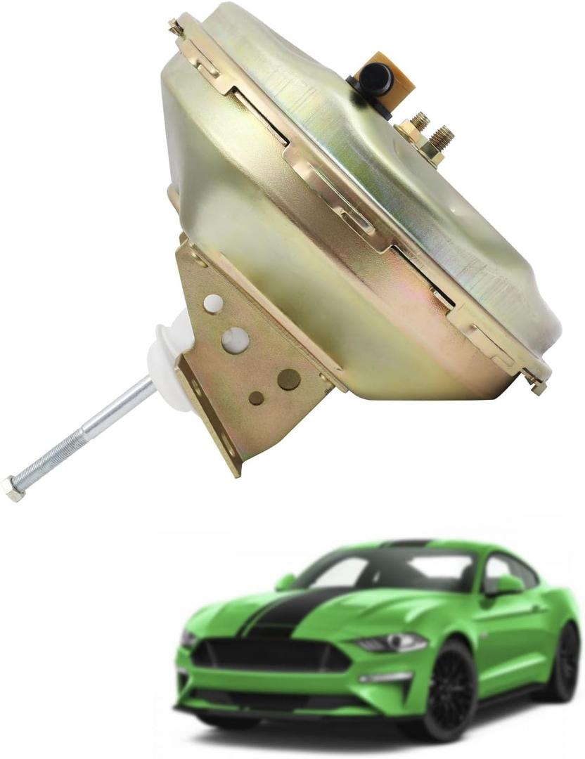 SCITOO Power Brake Booster Universal 11" Dual Diaphragm Zinc fits for Chevy GM for Most Street Rods, Hot Rods, and Many Other Vehicles