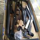 VEVOR 2 in 1 Punching Bag Stand, Steel Heavy Duty Workout Equipment, Adjustable Height Boxing Punching Bag and Speed Bag Stand, Freestanding Sandbag Rack, Holds Up to 140 lbs, for Home Gym Fitness