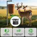 Deer Feeder Kit,Motor and Timer Kit with Programmable Digital Timer,Up to 4 Feed Time,Easy to Install for Hunting Game Feeder,Batteries Not Included