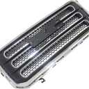 GXARTS Black Chrome Bumper Front Grille Grill Assembly 22814533 Compatible with GMC Acadia SLT 2013-2016