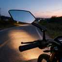 Space-Saving, Clear-View, Secure-Grip Bike Mirrors 2 Pack for Handlebars. Flat Pentagonal Universal Fit Design, 360° Adjustable Scratch-Resistant Bicycle and Ebike Rear View Mirrors, Pair for Adult Ro