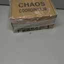 Chaos Coordinator Gift Set for Men Administrative Professional Day Gifts Manager Employee Appreciation Gift Include Tumbler Sock Chaos Coordinator Desk Sign Keychain for Coworker Staff(Light Color)