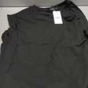 Trendy Queen Oversized Side Slit Tshirts for Women Long Sleeve Workout Tops Fall Fashion Gym Casual Tees Basic Y2K Clothes (2XL, Black)