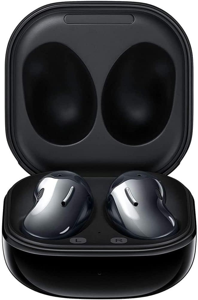 SAMSUNG Galaxy Buds Live True Wireless Earbuds US Version Active Noise Cancelling Wireless Charging Case Included, Mystic Black SAMSUNG Galaxy Buds Live True Wireless Earbuds US Version Active Noise Cancelling Wireless Charging Case Included, Mystic Black