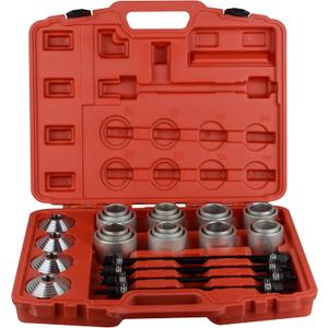 DAYUAN Pull and Press Sleeve Kit with 28 Pcs Universal Remove Bushes Bushing Bearings Seals Compatible with Most HGV and LCV Engines