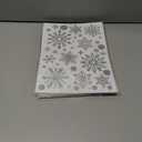 5 x 276PCS Glitter Snowflake Window Clings, 35+ Designs Double Sided Static Stickers Window Decoration Christmas Ornaments Reusable Winter Party Supplies New Year Decals for Winter Holiday (8 Sheets)