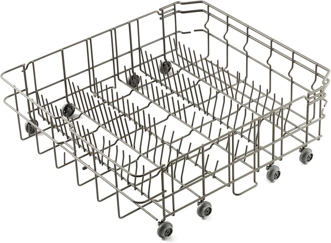 2026 Upgraded DD82-01384A Dishwasher Lower Rack Replacement for Samsung Dishwasher Parts 22.4" x 20.5" DW80M2020US DW80R2031US DW80R2031UG DW80N3030UW Samsung Dishwasher Lower Dishrack Bottom Rack
