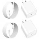 iPhone Fast Charger,[Apple MFi Certified] iPhone Charger Fast Charging Apple Wall Charger Block 6FT USB C Lightning Cable Cord Type C Adapter for iPhone 14 Pro Max/13/12 Mini/11/10/XS Max/XR/X/8/7/SE (White)